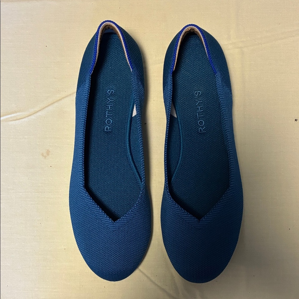 Rothy's Women's Teal Flats